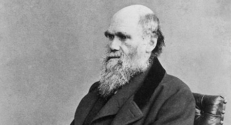 Charles Darwin, English naturalist.