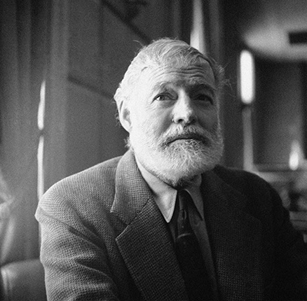 Author Ernest Hemingway is an undated photo. (AP Photo)