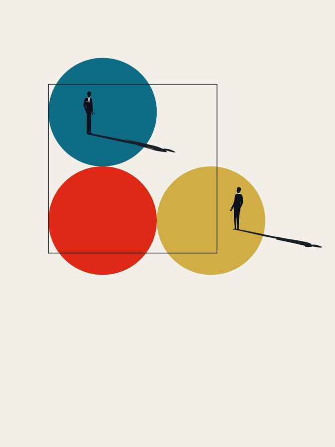 Salary negotiation or hiring process vector concept