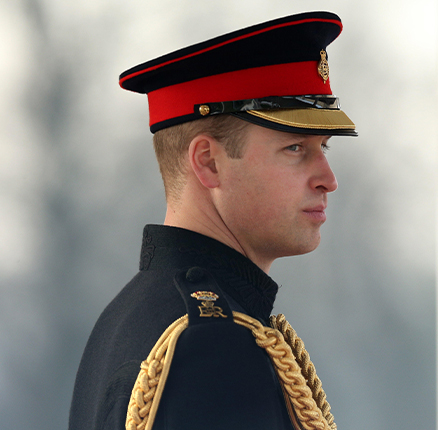 The Duke of Cambridge represents the Queen as the Reviewing Officer at The Sovereign's Parade at Royal Military Academy Sandhurst in Camberley