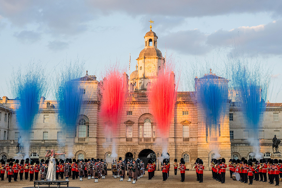Kerry Ellis performs the iconic song Memory from CATS - A Military Musical Spectacular on Horse Guards Parade.