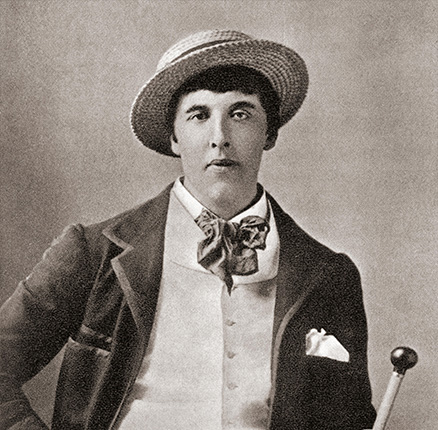 Oscar Wilde (1854-1900) in New York, 1883. Picture by Napoleon Sarony (1821-1896)