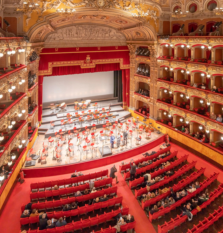 Bellini-Theater, Catania, Sizilien, Italien, Mittelmeerraum, Europa