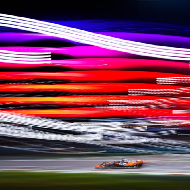 PIASTRI Oscar (aus), McLaren F1 Team MCL38, action during the Formula 1 Aramco pre-season testing 2024 of the 2024 FIA Formula One World Championship from February 21 to 23, 2024 on the Bahrain International Circuit, in Sakhir, Bahrain