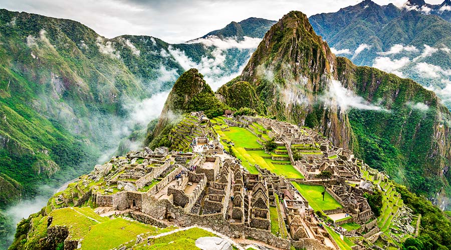 Machu Picchu, Pérou - Ruines de la cité de l'Empire inca, dans la région de Cusco, lieu incroyable d'Amérique du Sud.