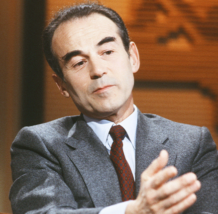 Robert Badinter, then Minister of Justice, interviewed on the Antenne 2 TV news programme to talk about the fight against death penalty. September 1981