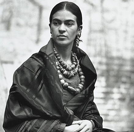 Frida Kahlo de Rivera (1907-1954), famous Mexican painter