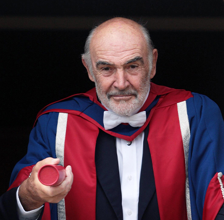 Sir Sean Connery collects honorary degree