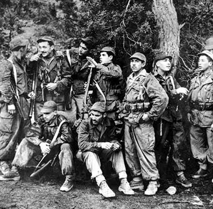 F.L.N. (National Liberation Front) soldiers 1954-1962 France - Algerian War of Independence