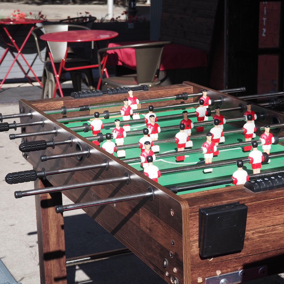 Café Culture: Baby Foot Game at a Cozy NYC Café