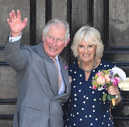 The Prince of Wales and the Duchess of Cornwall leave after their visit to Salisbury where they saw the recovery programme after former Russian spy Sergei Skripal, 66, and his 33-year-old daughter Yulia were found ill on bench in the centre of the city.
