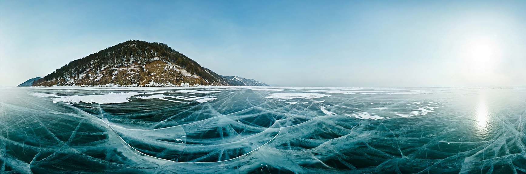 Ice lake Baikal