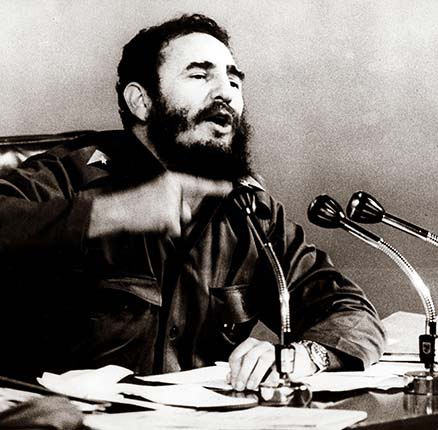 Cuban leader FIDEL CASTRO