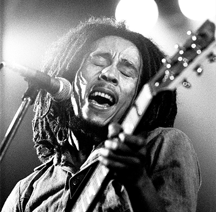 Bob Marley, The Hague (Voorburg), Netherlands 1976 den haag, Netherlands - 1976, (Photo Gijsbert Hanekroot) 